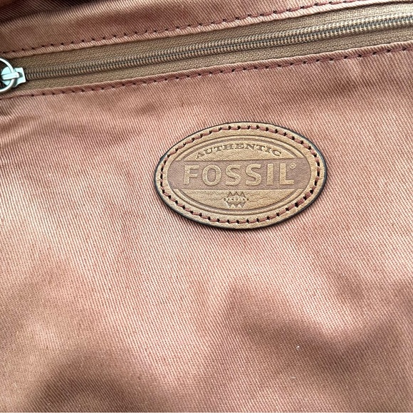 Fossil Maddox Satchel Reissue Fabric and Leather - Picture 12 of 14